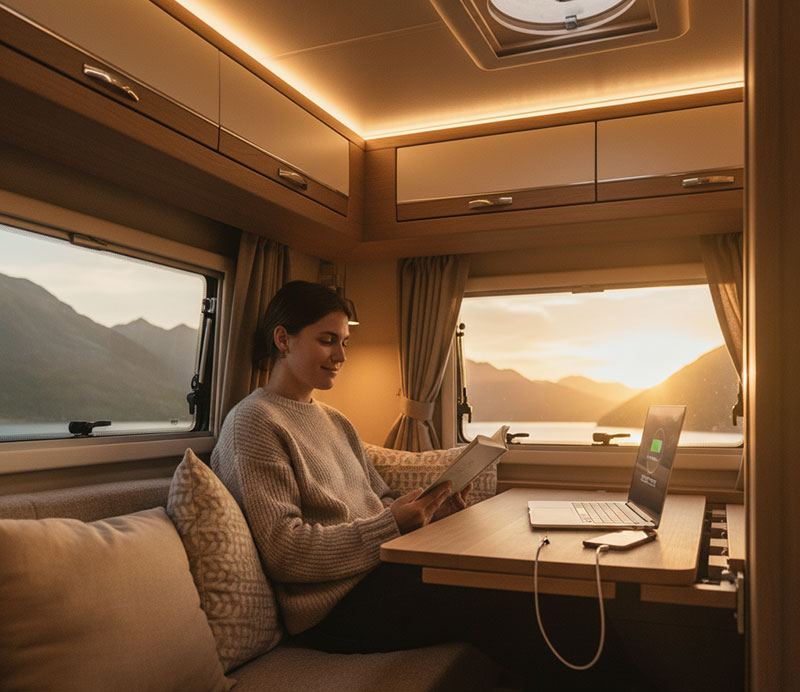 autonomia elettrica camper