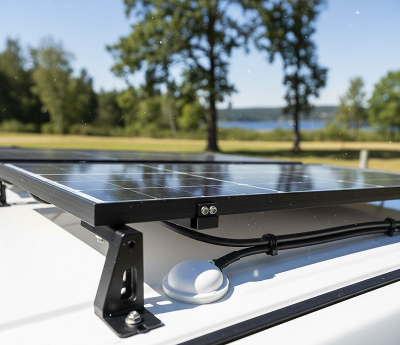 installazione pannelli solari camper